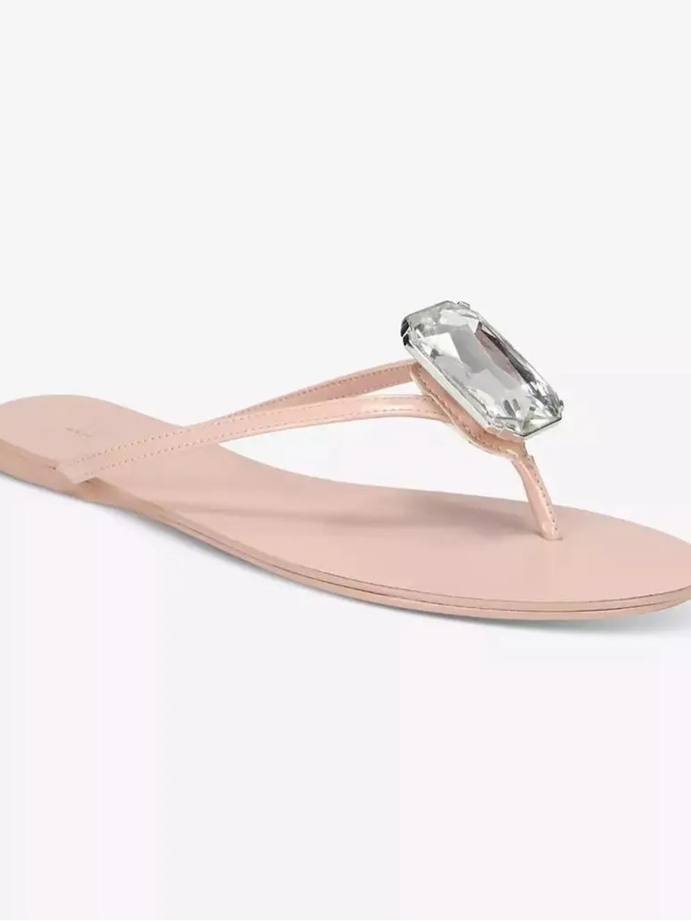 Aminah Abdul Women’s Blush Jewel Thong Sandal - Picture 4 of 6